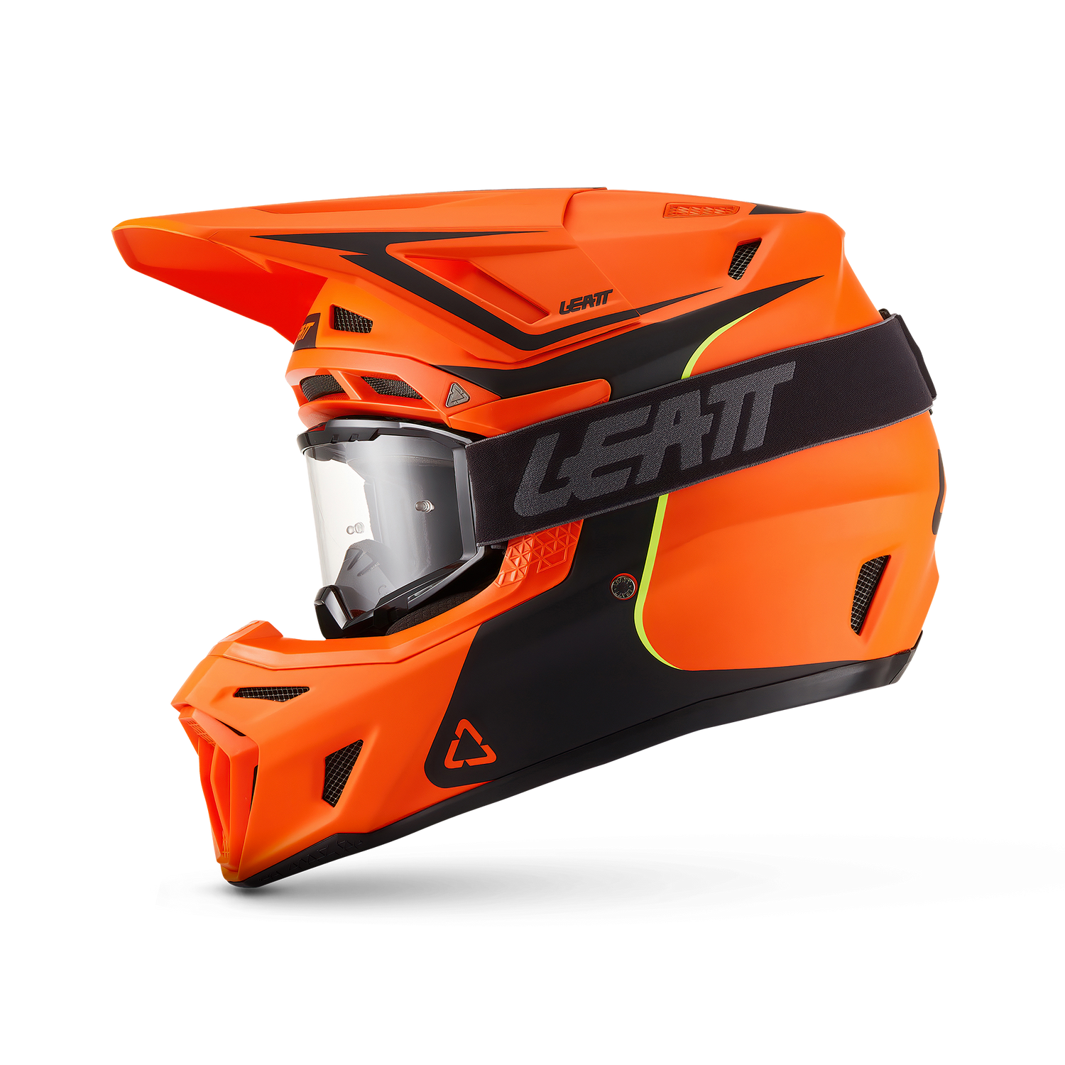 קיט קסדה ומשקף Leatt Moto 8.5 Fire Orange + Goggles 5.5 - Leatt