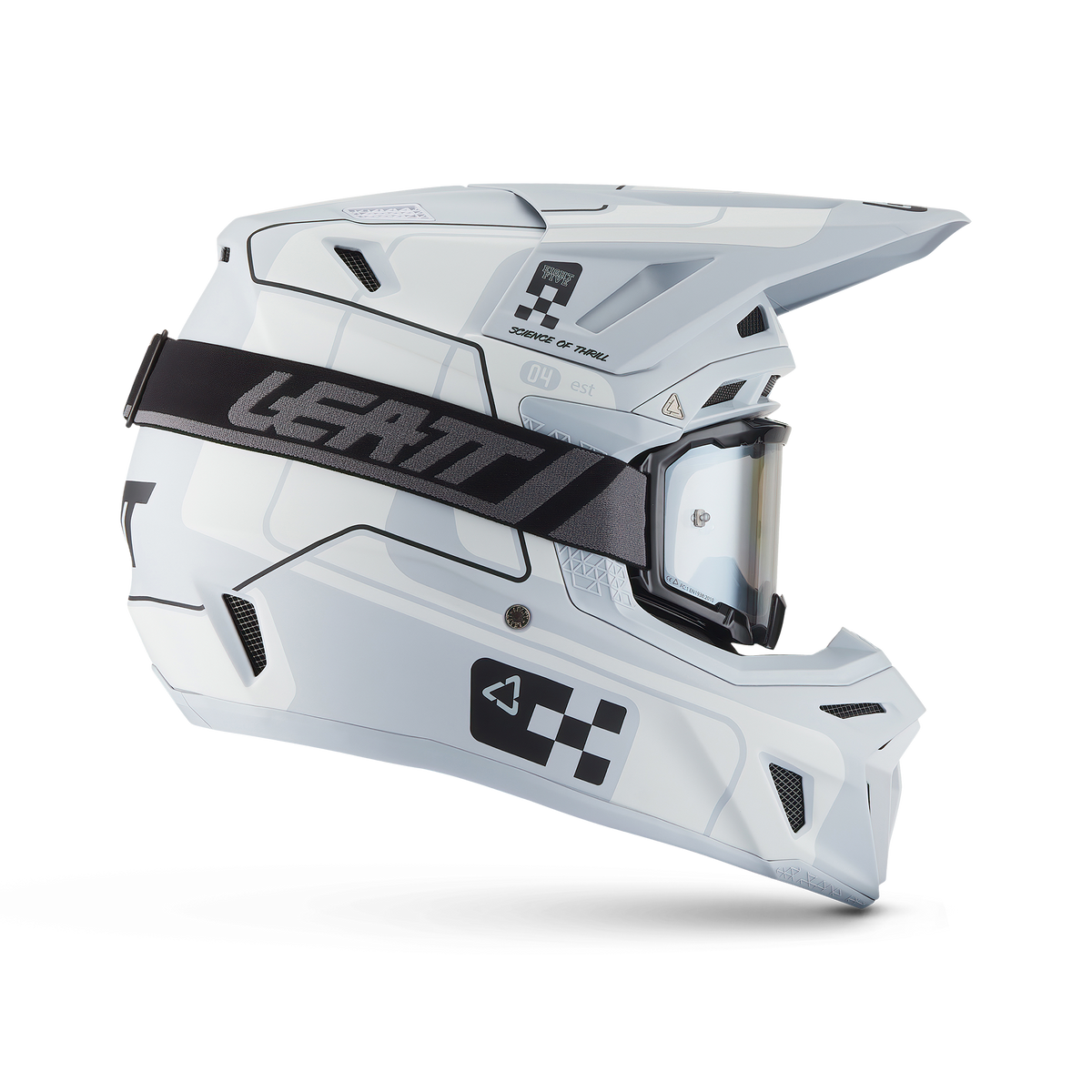 קיט קסדה ומשקף Leatt Moto 8.5 Grey + Goggles 5.5 - Leatt