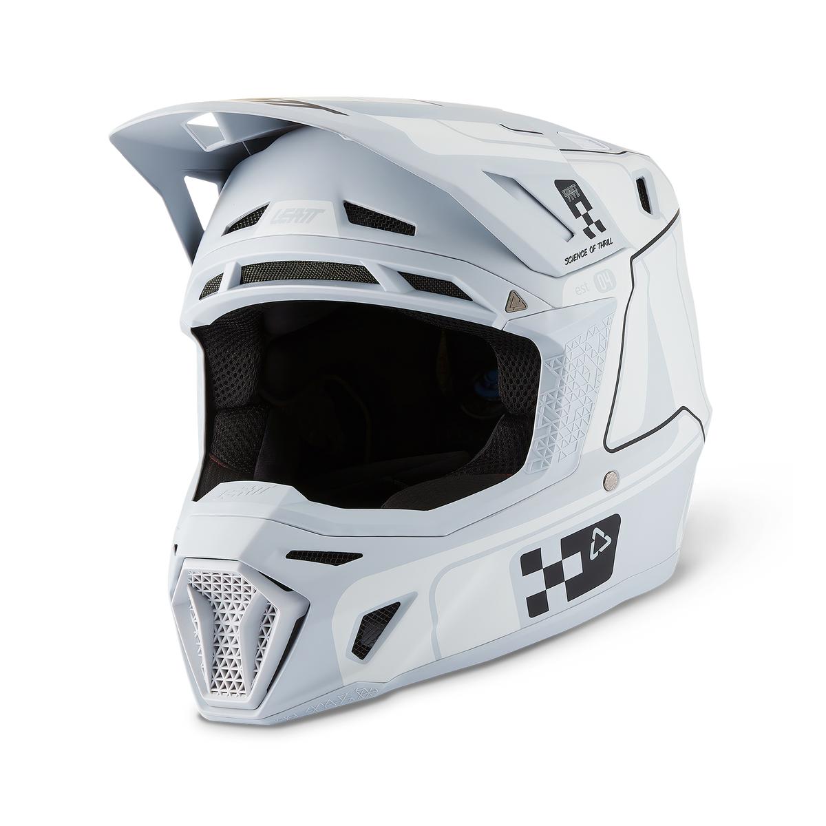 קיט קסדה ומשקף Leatt Moto 8.5 Grey + Goggles 5.5 - Leatt