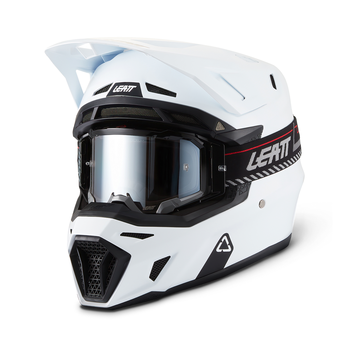 קיט קסדה ומשקף Leatt Moto 8.5 White + Goggles 5.5 - Leatt