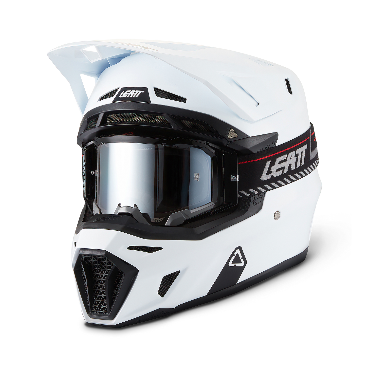 קיט קסדה ומשקף Leatt Moto 8.5 White + Goggles 5.5 - Leatt