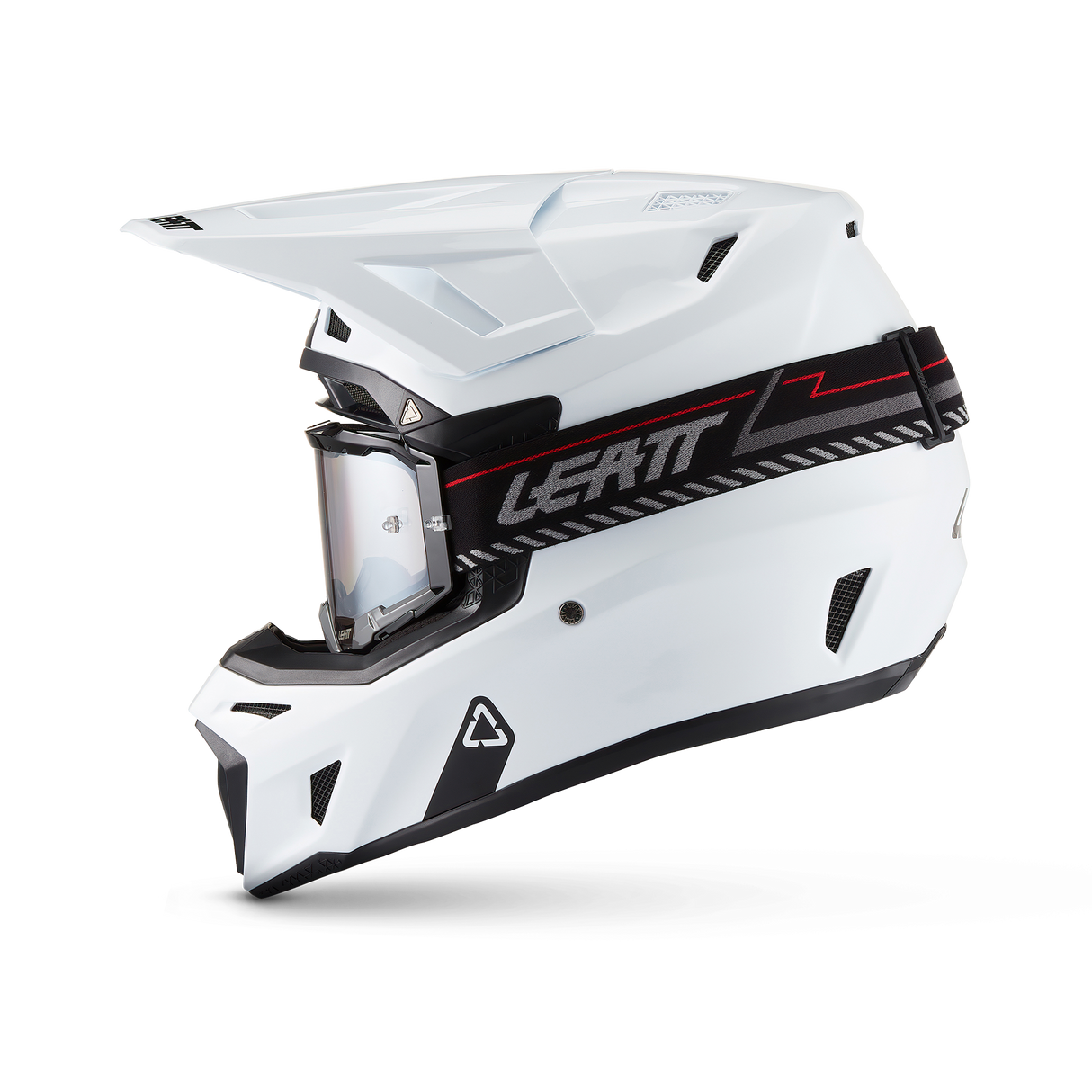 קיט קסדה ומשקף Leatt Moto 8.5 White + Goggles 5.5 - Leatt
