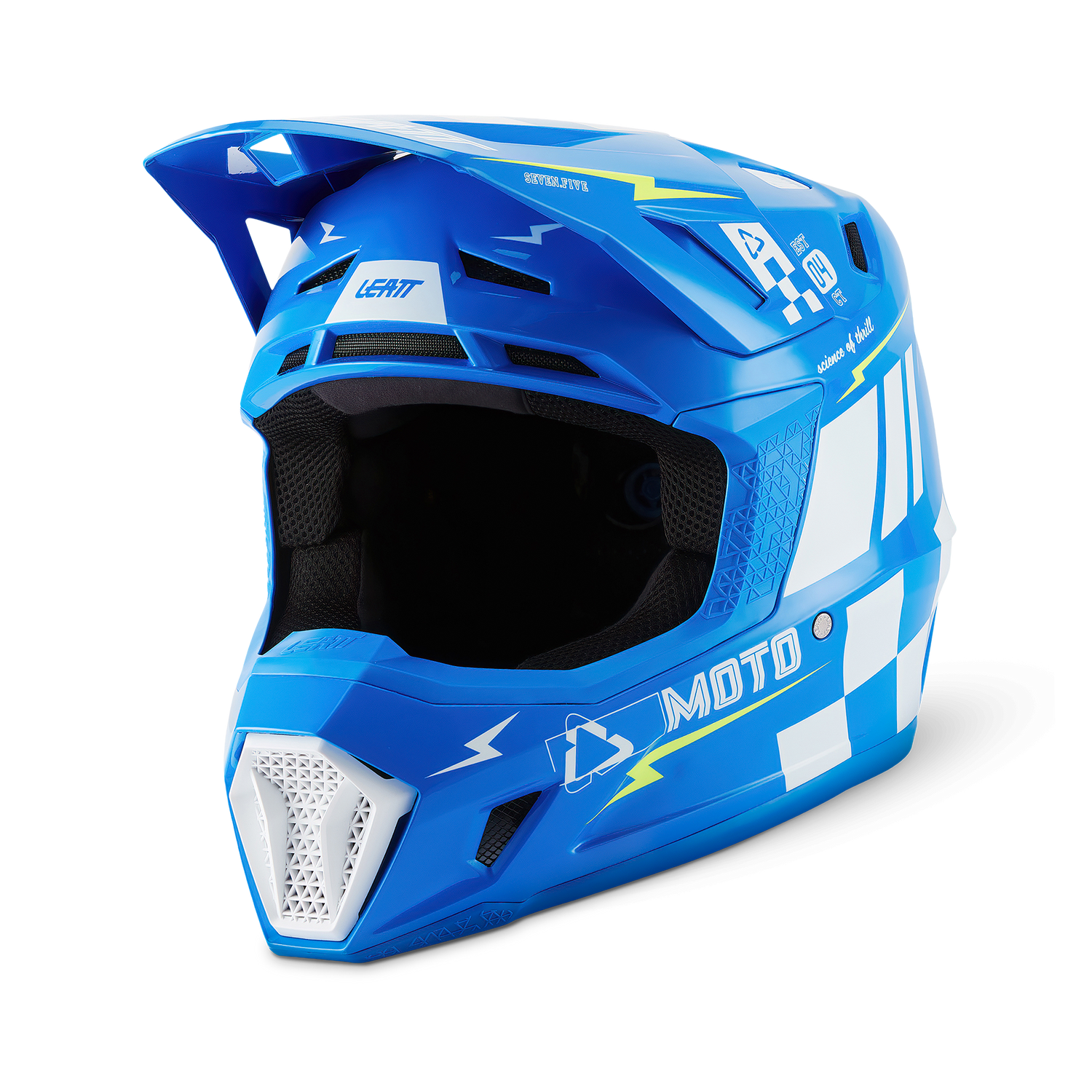 קיט קסדה ומשקף Leatt Moto 7.5 Blue + Goggles 4.5 - Leatt