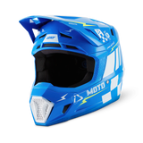 קיט קסדה ומשקף Leatt Moto 7.5 Blue + Goggles 4.5 - Leatt