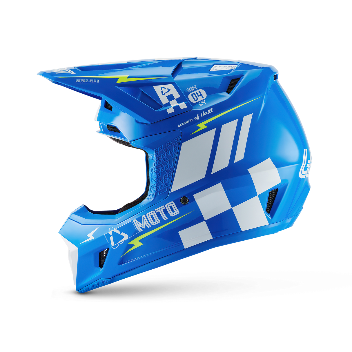 קיט קסדה ומשקף Leatt Moto 7.5 Blue + Goggles 4.5 - Leatt