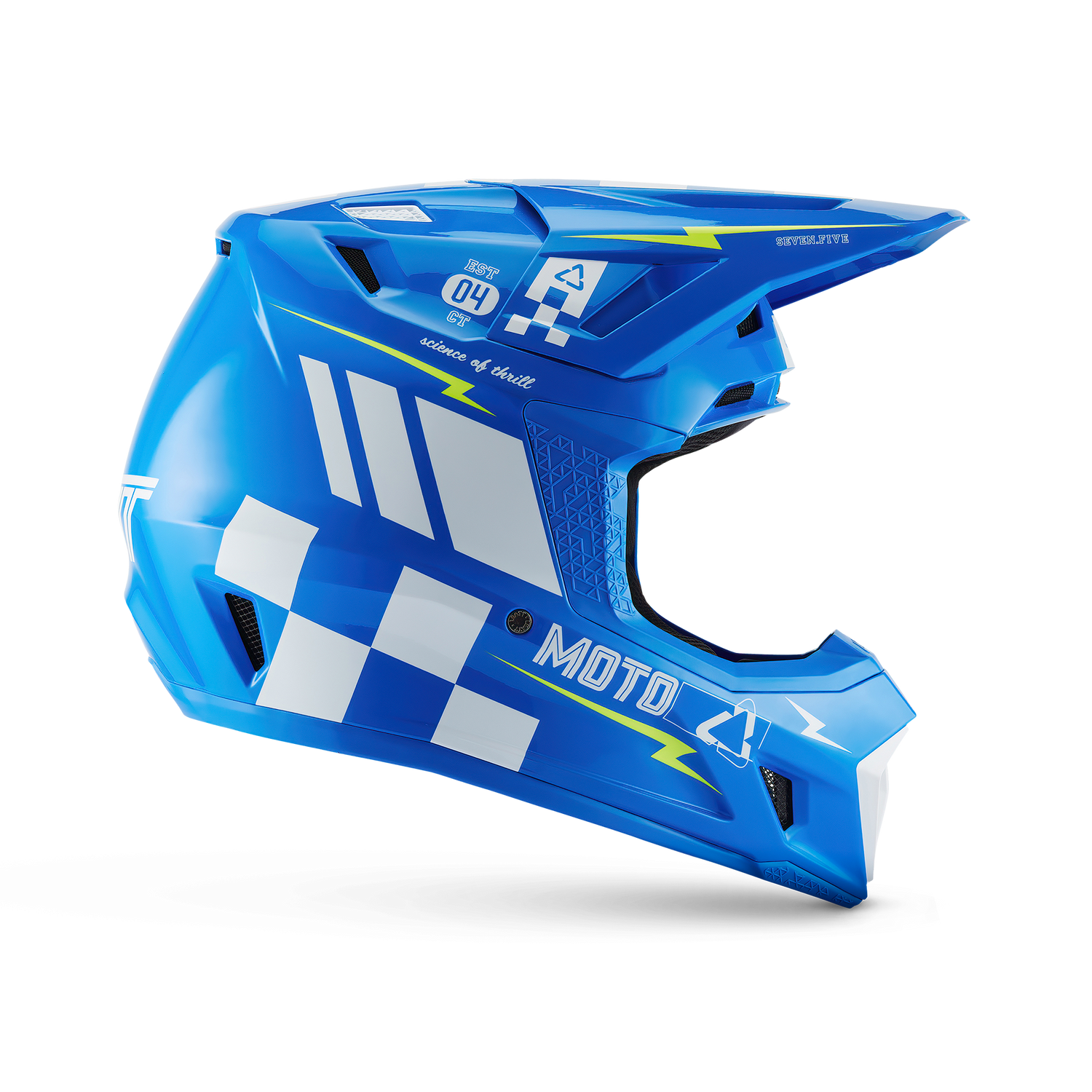 קיט קסדה ומשקף Leatt Moto 7.5 Blue + Goggles 4.5 - Leatt