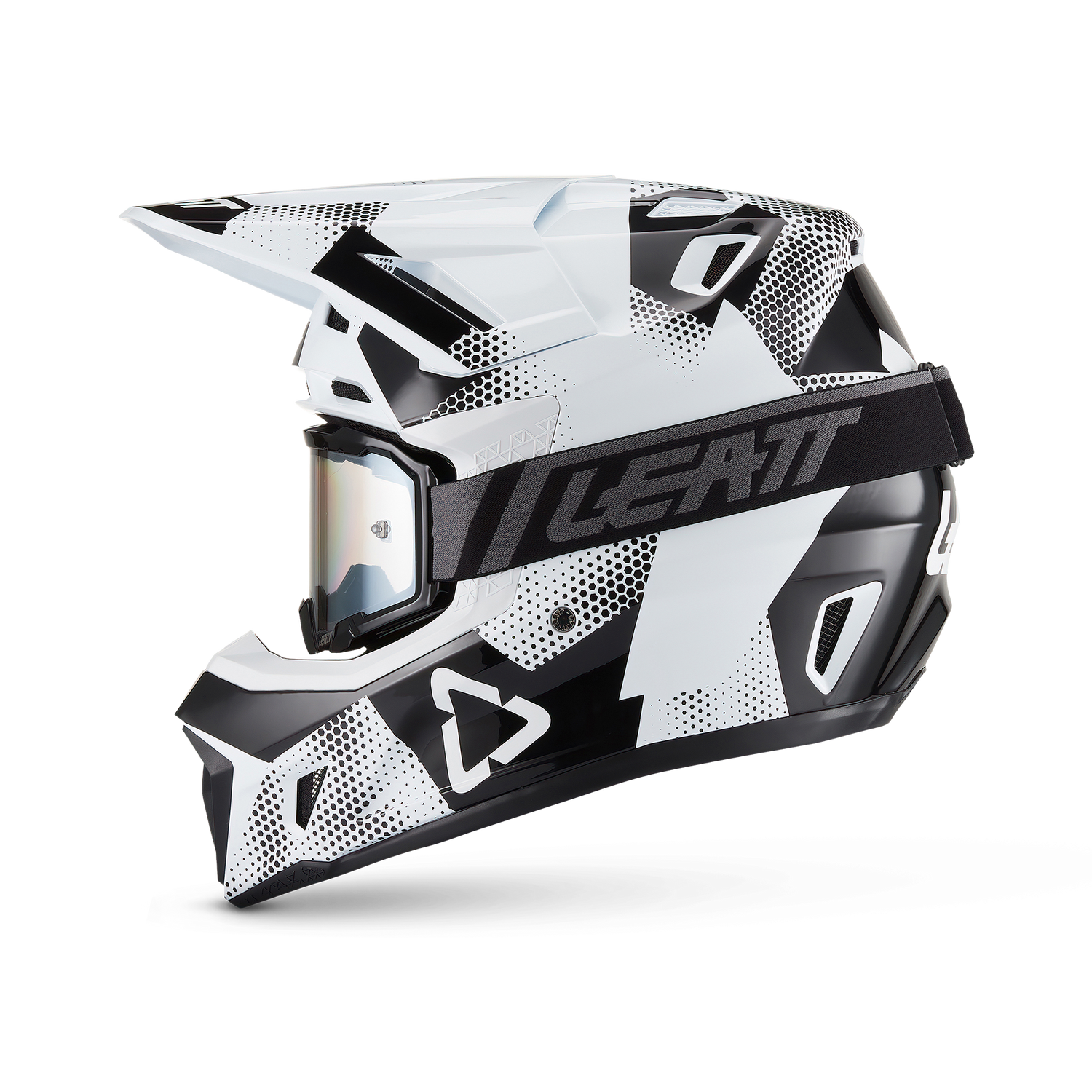 קיט קסדה ומשקף Leatt Moto 7.5 Camo Black/White + Goggles 4.5 - Leatt