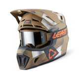 קיט קסדה ומשקף Leatt Moto 7.5 Camo Khaki Brown + Goggles 4.5 - Leatt