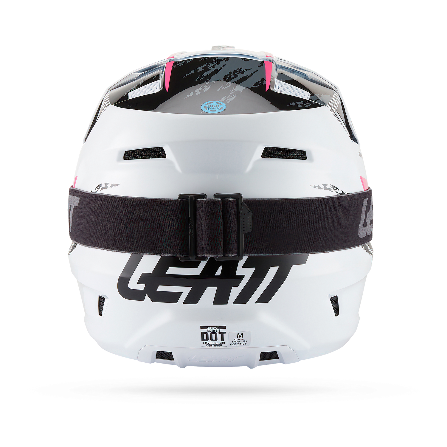 קיט קסדה ומשקף Leatt Moto 3.5 Pink + Goggles 2.5 - Leatt