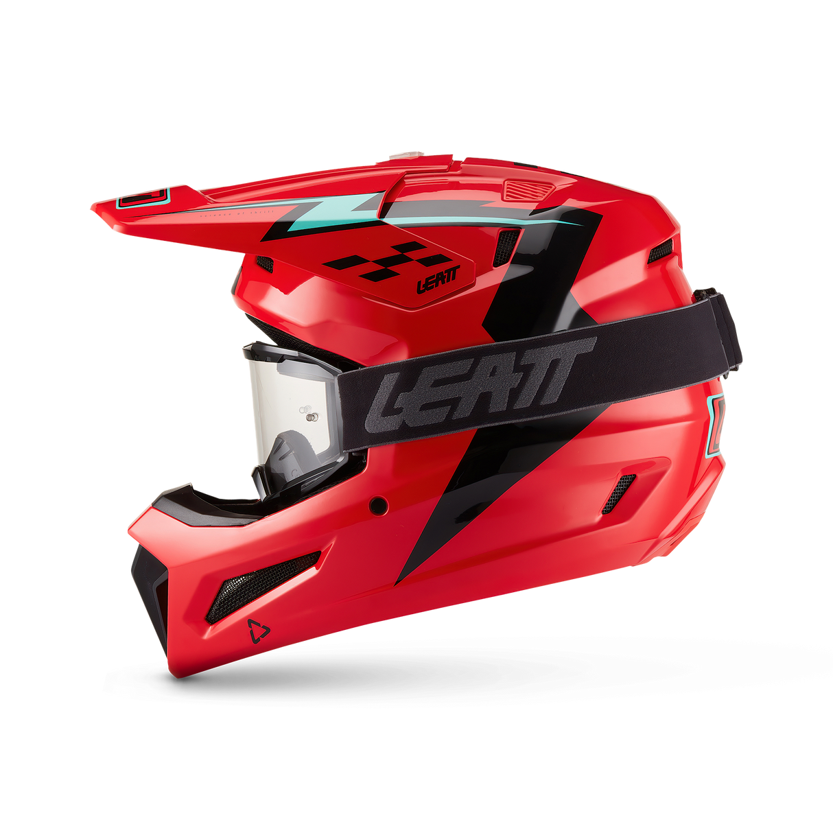 קיט קסדה ומשקף Leatt Moto 3.5 Red + Goggles 2.5 - Leatt