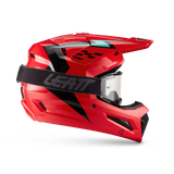 קיט קסדה ומשקף Leatt Moto 3.5 Red + Goggles 2.5 - Leatt