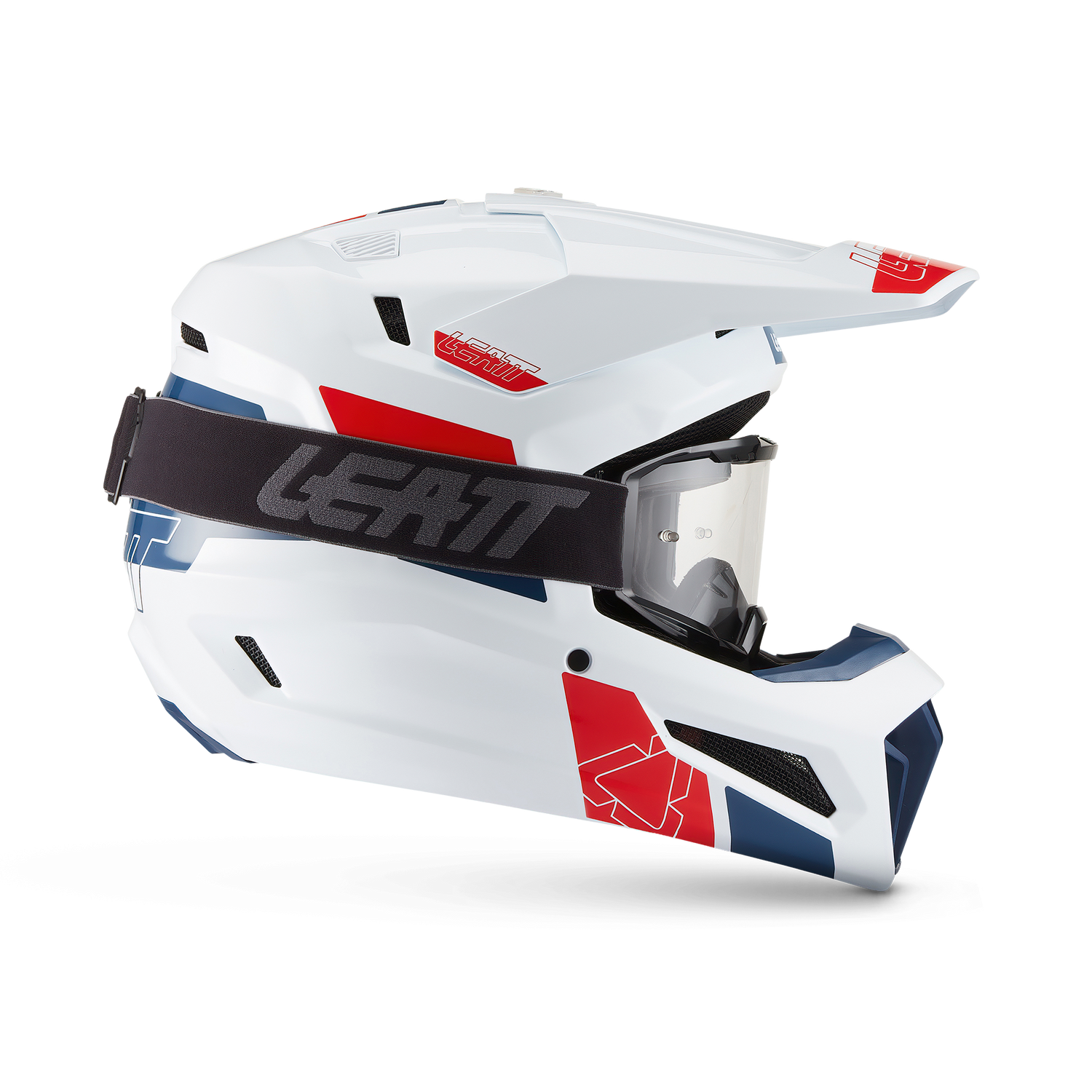 קיט קסדה ומשקף Leatt Moto 3.5 White + Goggles 2.5 - Leatt