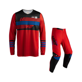 סט מכנס וחולצה 3.5 Stripes Red ילדים - Leatt
