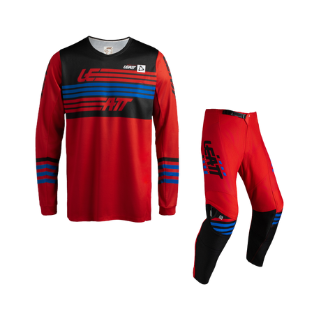 סט מכנס וחולצה 3.5 Stripes Red ילדים - Leatt