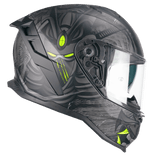 קסדת כביש CGM 363 SHOT שחור מט/צהוב - CGM