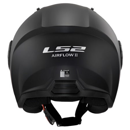 קסדת כביש 3/4 LS2 OF616 AirFlow ll Matt Black שחור מט - LS2