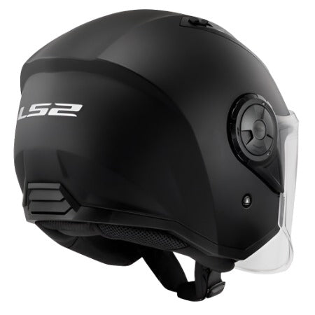 קסדת כביש 3/4 LS2 OF616 AirFlow ll Matt Black שחור מט - LS2