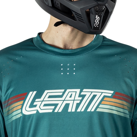 חולצת רכיבה ארוכה גברים MTB Enduro 4.0 Teal V25 - Leatt