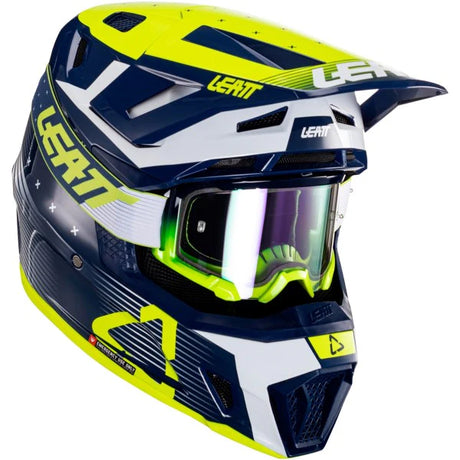 קיט קסדה ומשקף Leatt Moto 7.5 Blue V24 - Leatt