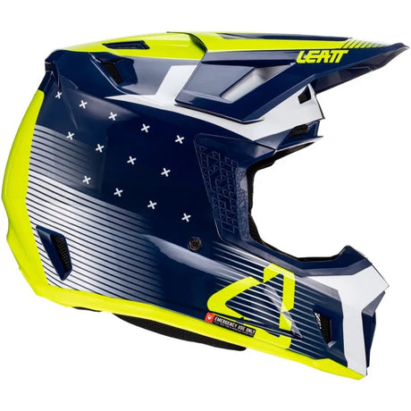 קיט קסדה ומשקף Leatt Moto 7.5 Blue V24 - Leatt