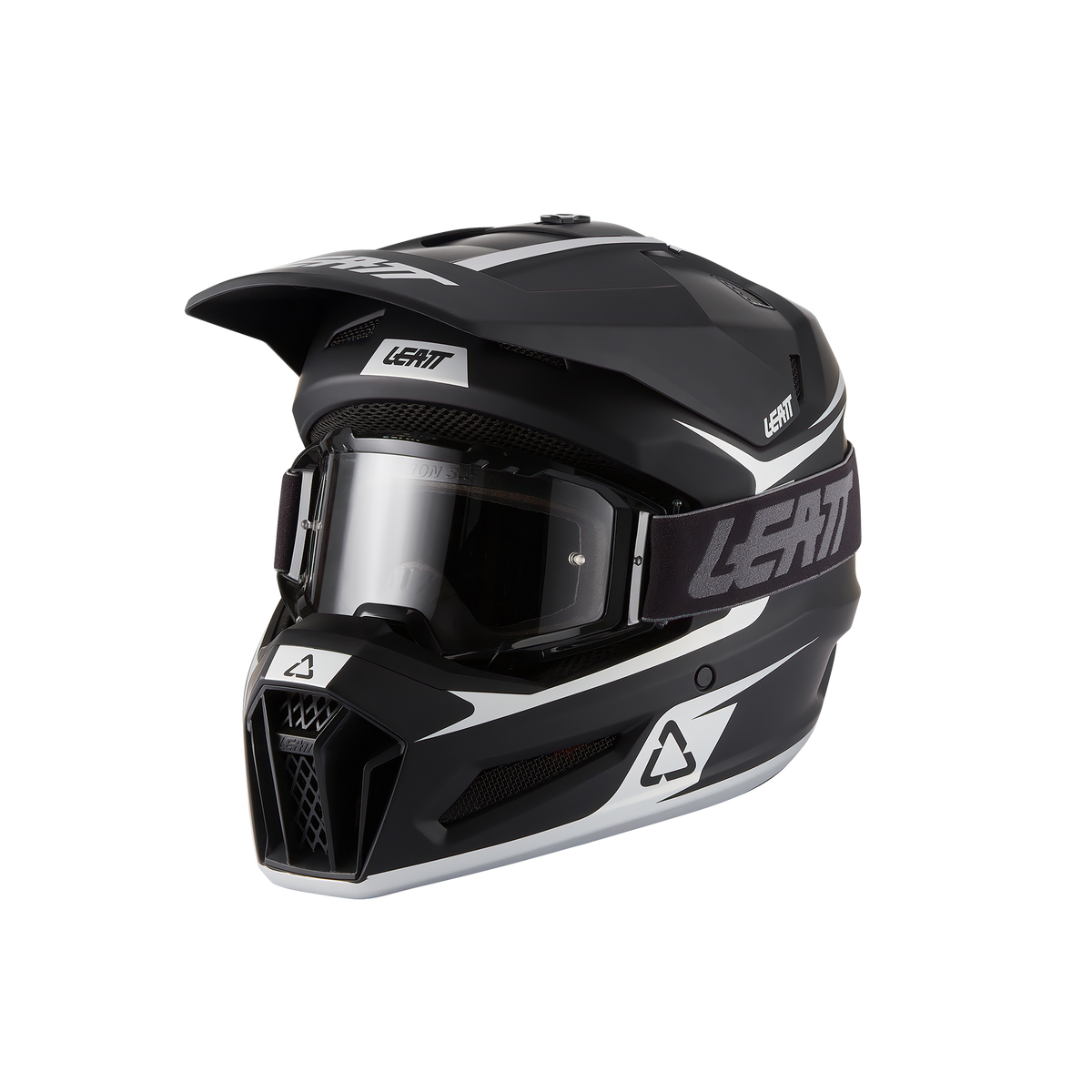 קיט קסדה ומשקף לילדים Leatt Moto 3.5 Black + Goggles 2.5 - Leatt
