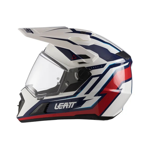 קיט קסדה ומשקף אדוונצ'ר ADV 7.5 כחול/אדום - Leatt