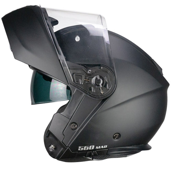 קסדת כביש נפתחת CGM 560 MAD שחור מט - CGM