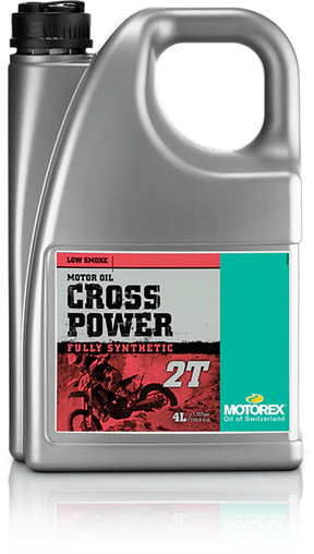 שמן מנוע סינתטי מלא 4ליטר MOTOREX CROSS POWER 2T - MOTOREX