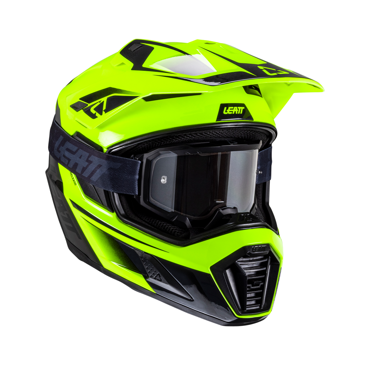 קיט קסדה ומשקף Leatt ADV 8.5 Hi-Viz+ Goggle 4.5 - Leatt