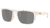 משקפי שמש Oakley Holbrook Prizm Black Polarized Lenses, Clear Terrazzo Frame - Oakley