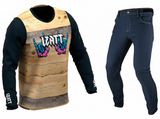 סט מכנס וחולצה Leatt MTB Gravity 3.0 Woody - Leatt