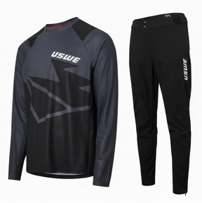 סט מכנס וחולצה USWE MTB שחור - USWE