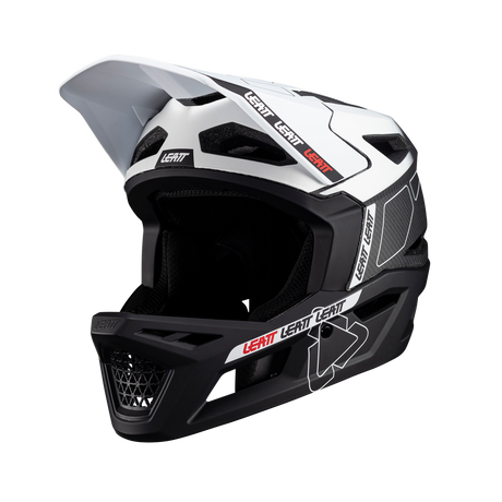 קסדה MTB Gravity 6.0 Carbon V24 White - Leatt