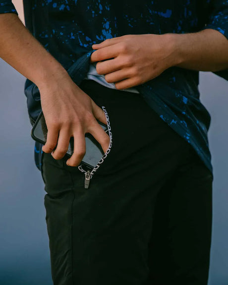 מכנס רכיבה ארוך גברים Gravity | Black - DHaRCO