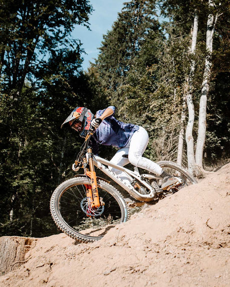 חולצת רכיבה ארוכה נשים Gravity | Purple Rain - DHaRCO