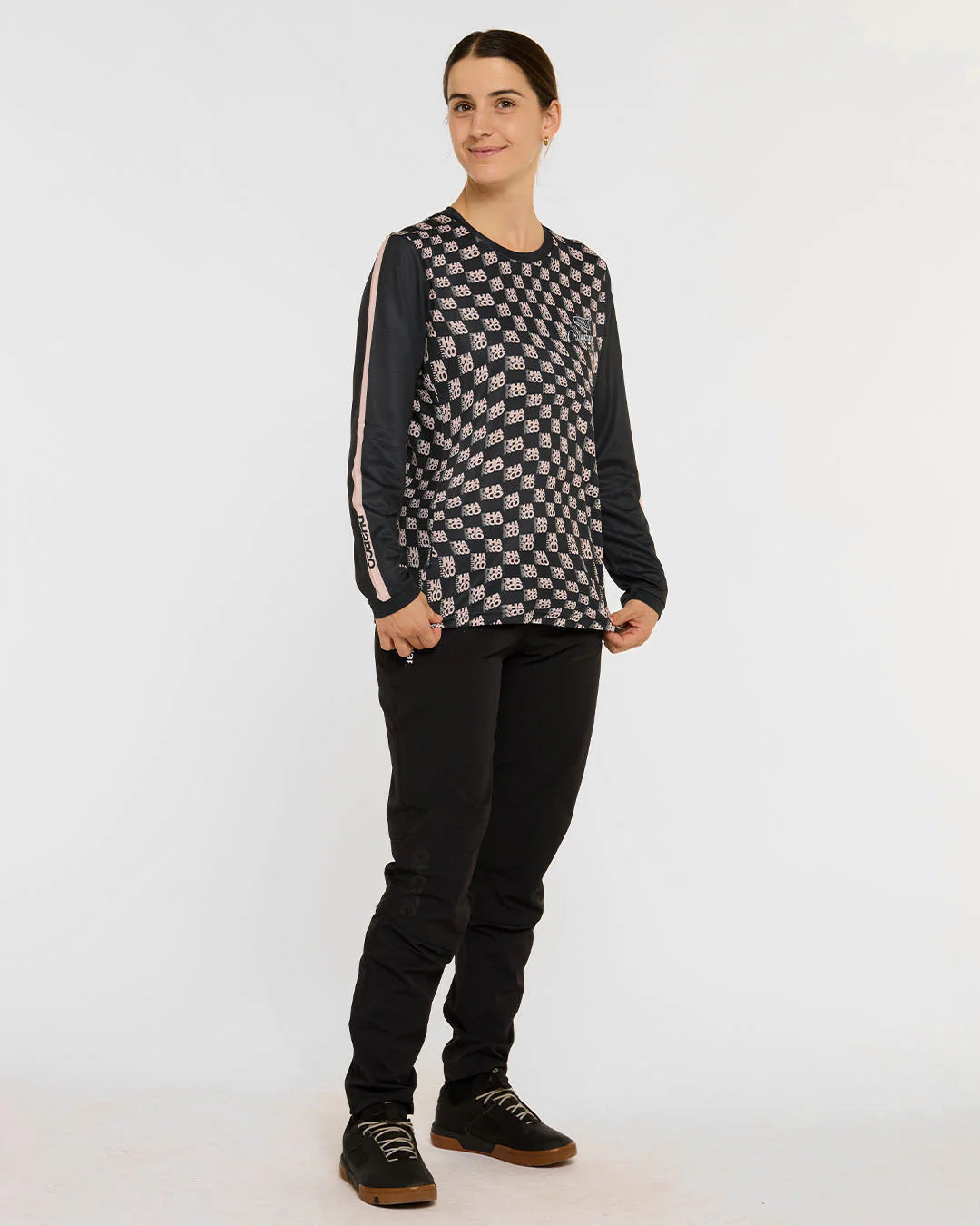 מכנס רכיבה ארוך נשים Ather | Black - DHaRCO