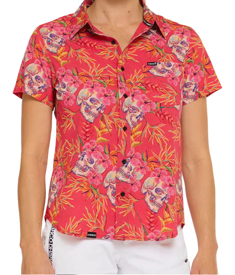 חולצת רכיבה קצרה נשים Tech Party | Paradise - DHaRCO