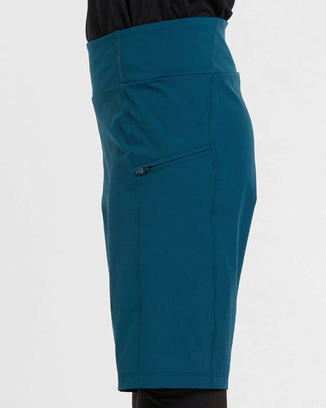 מכנס רכיבה קצר נשים Trail | Morrocan Blue - DHaRCO