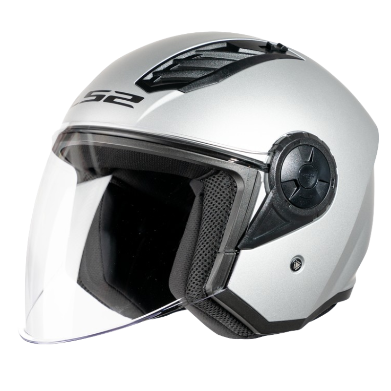 קסדת כביש 3/4 LS2 OF616 AirFlow ll Matt Silver כסף מט - LS2