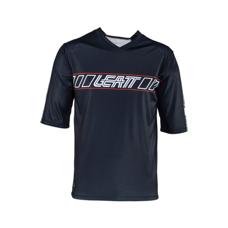 חולצת רכיבה קצרה גברים MTB Enduro 3.0 Black V24 - Leatt