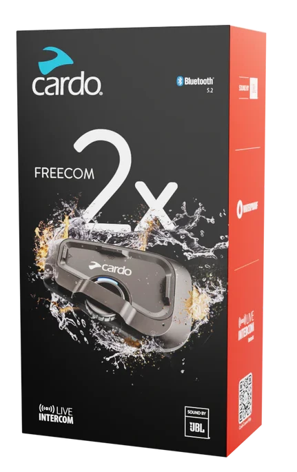 דיבורית Bluetooth לקסדה CARDO FREECOM 2X JBL - Cardo