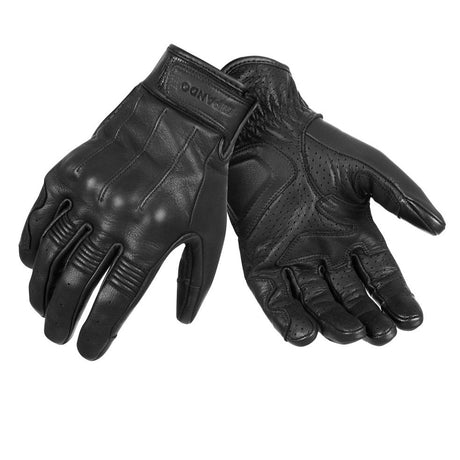 כפפות עור קיץ IVY שחור - PANDO MOTO