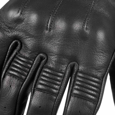 כפפות עור קיץ IVY שחור - PANDO MOTO