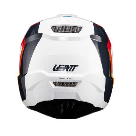 קסדה MTB Gravity 2.0 White/Red V24 - Leatt