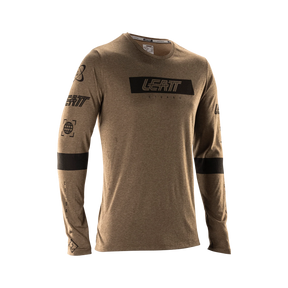 חולצת רכיבה ארוכה MTB Gravity 3.0 Loam Brown - Leatt