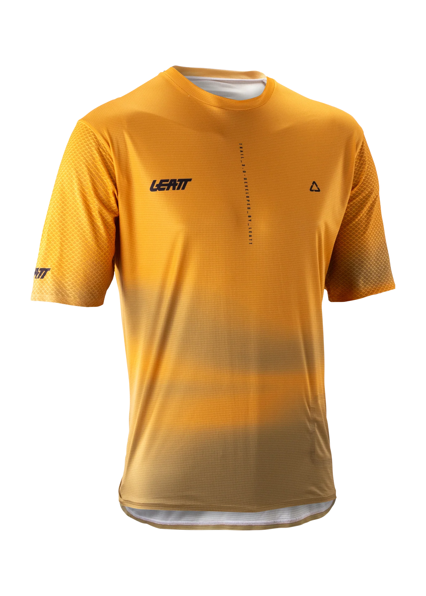 חולצת רכיבה קצרה גברים MTB Trail 3.0 Lager Yellow V26 - Leatt