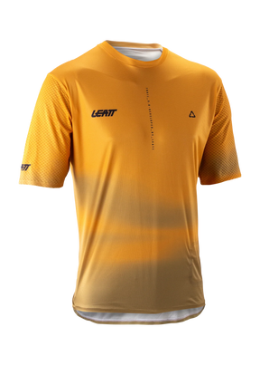 חולצת רכיבה קצרה גברים MTB Trail 3.0 Lager Yellow V26 - Leatt