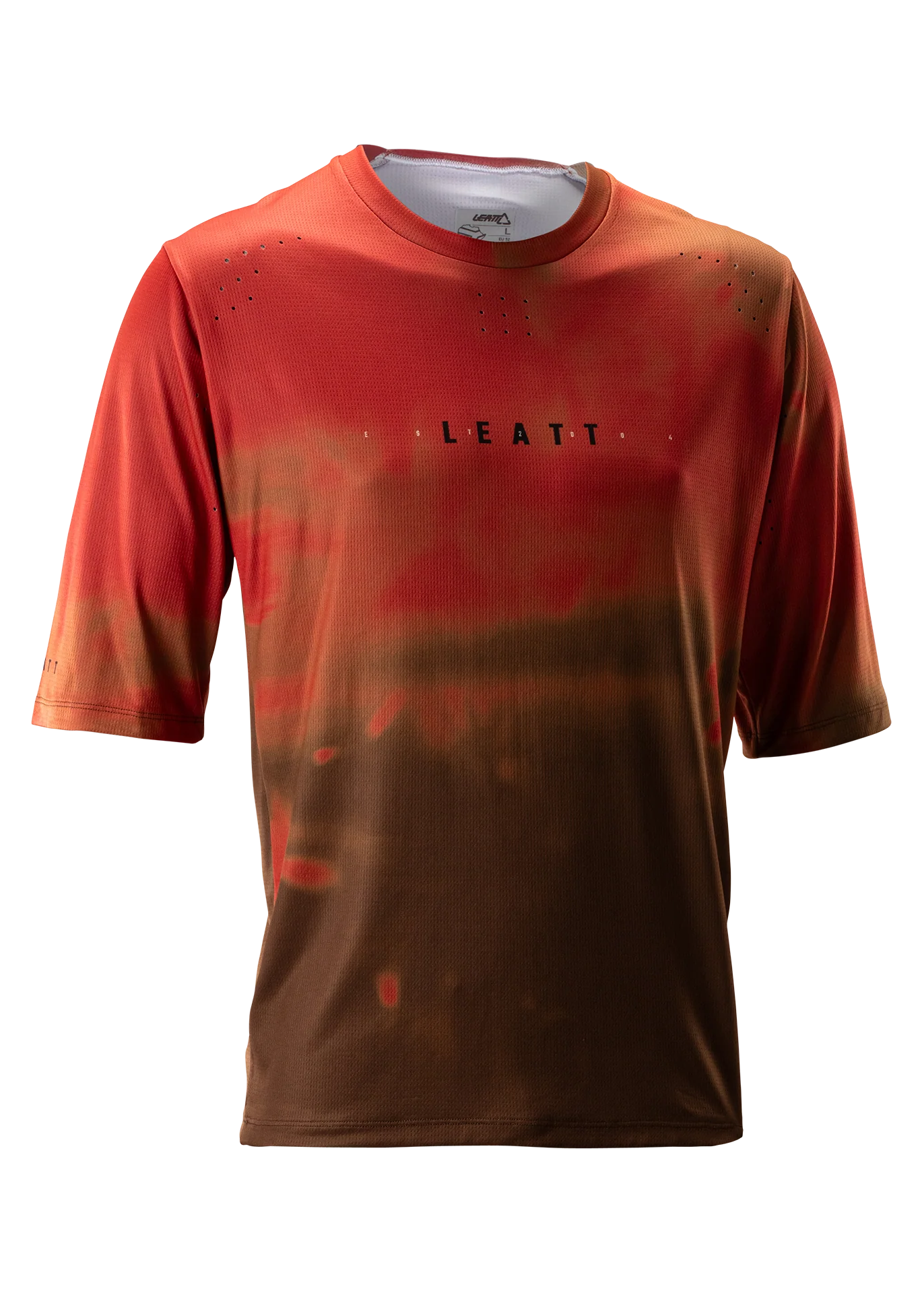 חולצת רכיבה קצרה גברים MTB Gravity 4.0 Dusty Red V26 - Leatt