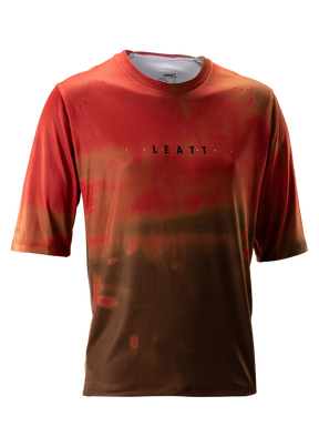 חולצת רכיבה קצרה גברים MTB Gravity 4.0 Dusty Red V26 - Leatt