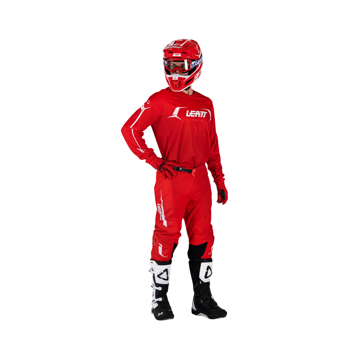 סט מכנס וחולצה 3.5 Red - Leatt